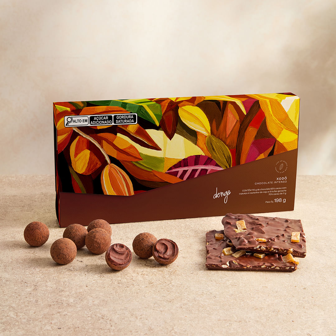 Caixa de Chocolate Intenso Xodó | 198g | Dengo