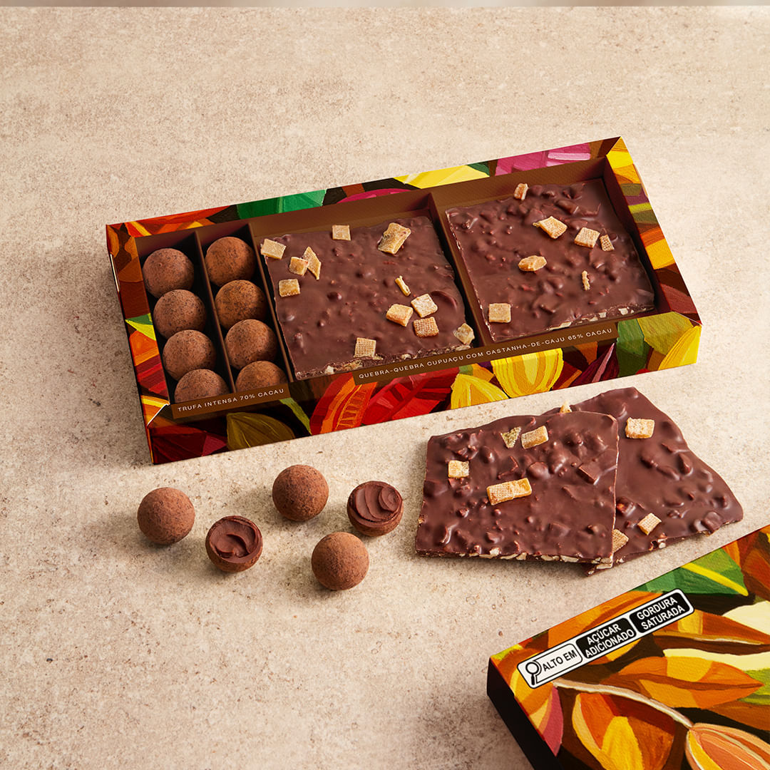 Caixa de Chocolate Intenso Xodó | 198g | Dengo